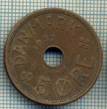 6141 MONEDA - DANEMARCA (DANMARK) - 5 ORE - ANUL 1932 -starea care se vede foto