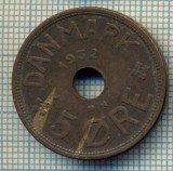 6155 MONEDA - DANEMARCA (DANMARK) - 5 ORE - ANUL 1932 -starea care se vede, Europa