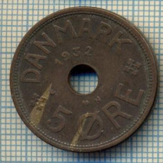 6155 MONEDA - DANEMARCA (DANMARK) - 5 ORE - ANUL 1932 -starea care se vede