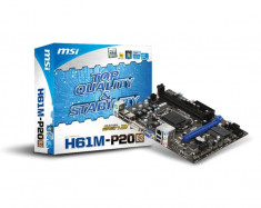 Placa de baza MSI H61M-P20 (G3) socket 1155 bulk foto