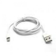 Cablu Incarcare Si Sincronizare Date iPhone 5 8-Pin Lightning Alb foto