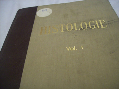 histologie, vol I, c. crisan, 1957 foto