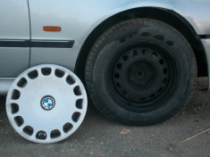 Set jante tabla BMW E39 ( Seria 5 ) cu tot cu cauciuc si capac 205, 65 R15 foto