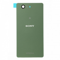 CAPAC SONY XPERIA Z3 Compact Z3 mini ORIGINAL VERDE STICLA SPATE BATERIE+ ADEZIV foto