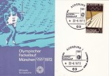 2085 - Germania 1972 - carte maxima