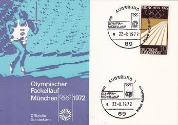 2085 - Germania 1972 - carte maxima