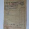 RARITATE! FACTURA WAGON-LITS /VAGON RESTAUR. LINIA GRANDS EXPRESS SATU MARE 1922
