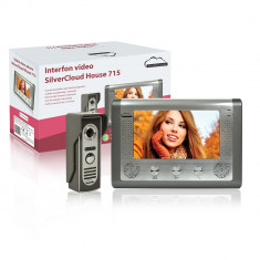 Resigilat - 2015 - Interfon video cu 1 monitor model SilverCloud House 715 cu ecran LCD de 7 inch foto