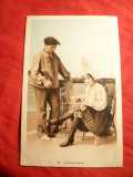 Ilustrata - Costum Sablais - Franta cca.1900