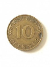 791 Germania 10 pfennig 1950 D foto