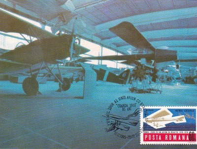 bnk fil Maxima filatelica - Primul zbor al unui avion cu reactie Coanda 1910 foto