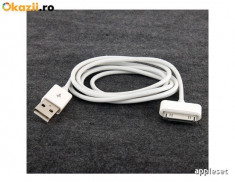 Cablu USB iPhone 3G 3GS 4 4S iPod 2 metri foto