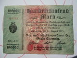 100000 mark 1923 Germania , Notgeld Chemnitz marci