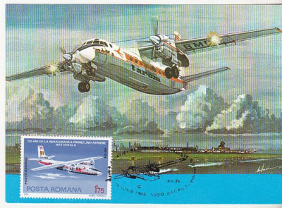 bnk fil Maxima - Ziua aviatiei RSR 1983 - AN-24 foto