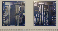 Cablaj placa dezvoltare PIC16F877 A , PIC16F887 ( minimum core system board ) foto