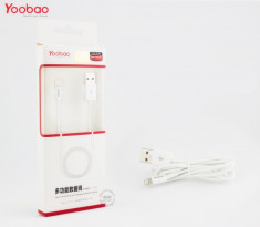 Cablu iPhone 5 5C 5S 6 6S 6/6S Plus iPad iPod 8 Pin Lightning USB by Yoobao foto