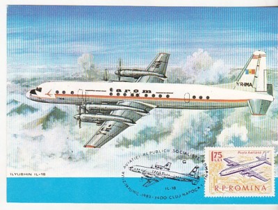 bnk fil Maxima aviatie - Ziua aviatie RSR 1983 - IL-18 foto
