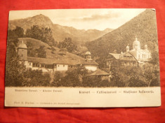 Ilustrata Manastirea Turnu - Calimanesti , Ed. E.Fischer foto