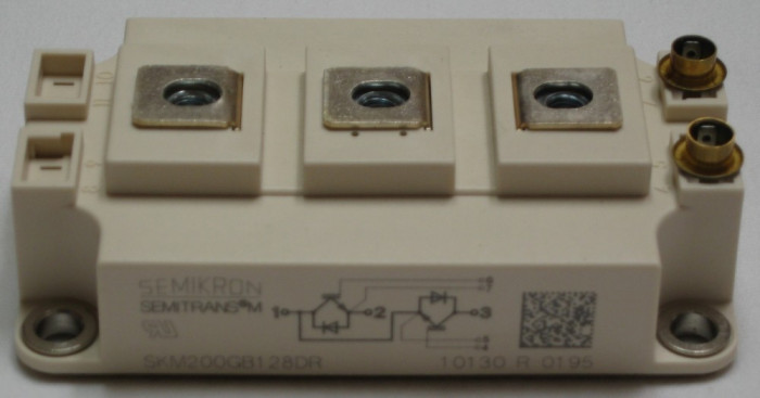 Tranzistor modul IGBT SEMIKRON SKM200GB128 DR, SKM200GB128DR 1200V, 220A