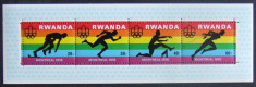 RWANDA 1976 - OLIMPIADA MONTREAL 1 M/SH, NEOBLITERATA - RW 059 foto