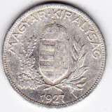 1) Ungaria 1 PENGO 1927 argint 5 grame, Europa