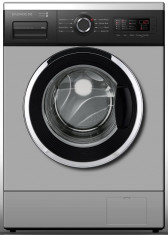 Masina de spalat rufe Daewoo DWD FB 1473, A++, 8 Kg, 1400 Rpm, Tehnologie Air Bubble, Nano Silver, Display Digital, Negru Argintiu foto
