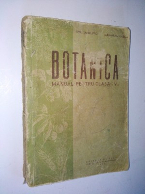 Manual botanica pentru clasa a V-a, 1958 foto