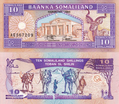 SOMALILAND 10 shillings 1994 UNC!!! foto