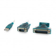 Cablu Adaptor USB la RS232 **4WORLD** foto