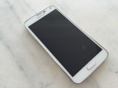 Samsung G900F S5 16GB White stare f buna , NECODAT , original - 1099 RON ! foto