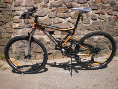 PRET PRODUCATOR BICICLETA NOUA,MTB FULL SUSPENSION THUNDER CU FRANE PE DISC foto