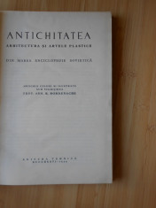 R. BORDENACHE--ANTICHITATEA - ARHITECTURA SI ARTELE PLASTICE foto