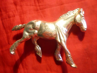 Statueta - CAL , bronz aurit , L= 9,5 cm foto