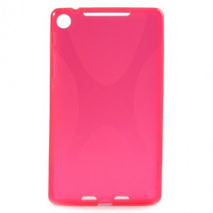 Husa silicon X-case roz trandafiriu (EPC) pentru tableta Asus Google Nexus 7 (2013) II 2nd Generation foto