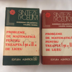 Probleme de matematica pentru treapta I si a II-a de liceu*2 vol.GH CALUGARITA