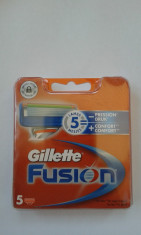 REZERVE GILLETTE FUSION /5 BUC/ ORIGINALE 100% foto