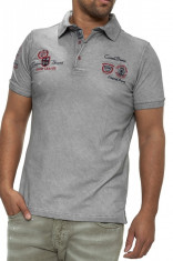 Tricou Polo Barbati Carisma Gri deschis 4011 foto