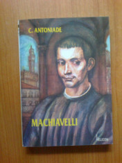 e0c Machiavelli - C. Antoniade foto