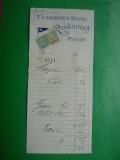 HOPCT FRANTA PARIS -NOTA DE PLATA CU TIMBRU FISCAL -CLARIDGE S H /RESTAURANT1926