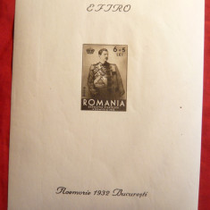 Colita - Expozitia Efiro 1932 Romania