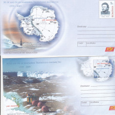 bnk fil Lot 2 intreguri postale - 50 ani de la semnarea Tratatului Antarctic