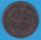 (M726) MONEDA ITALIA - 2 CENTESIMI 1861, LIT. M - VITTORIO EMANUELE II