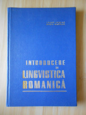 IORGU IORDAN--INTRODUCERE IN LINGVISTICA ROMANICA foto