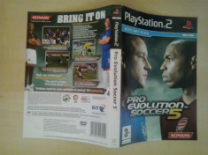 Coperta - Pro Evolution Soccer 5 - Playstation PS2 ( GameLand ) foto