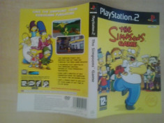 Coperta - The Simpsons Game - Playstation PS2 ( GameLand ) foto