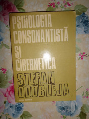 Psihologia consonantista si cibernetica- Stefan Odobleja foto