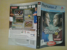 Coperta - Pro Evolution Soccer 5 PLATINUM - Playstation PS2 ( GameLand ) foto