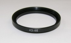 Inel foto adaptor step up metalic de la 43 la 46