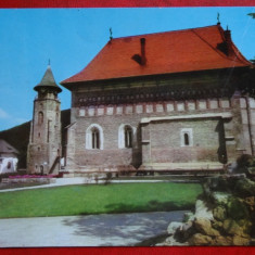 Vedere - Carte postala - Piatra Neamt - Biserica si turnul lui Stefan cel Mare