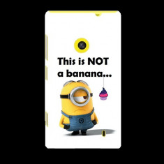 Husa Nokia Lumia 520 Slim Model Minion Not A Banana foto